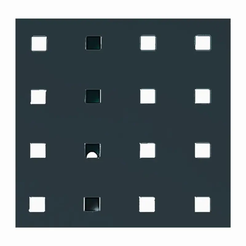 Geprüft bott Lochplatte 457 x 495 mm anthrazitgrau - 14025115.19