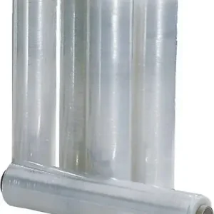Neu Stretchfolie L300 m x B450 mm 17 µm transparent - 450MMX300MX17