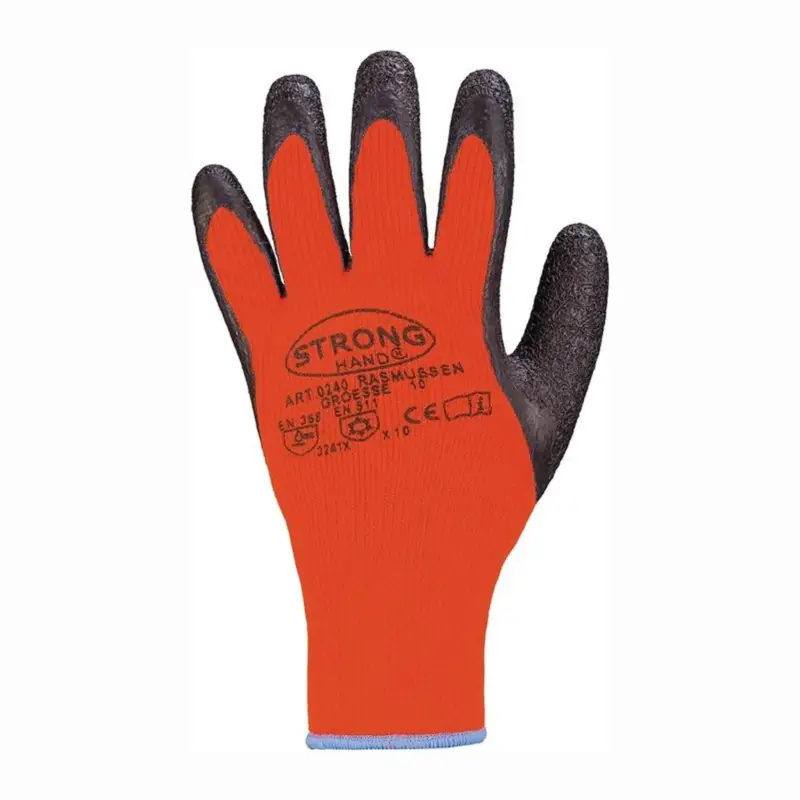 STRONGHAND Kälteschutzhandschuhe Rasmussen orange / schwarz EN 388 EN 511 PSA II Gr. 8 - 0240-08H Direkt Vom Hersteller