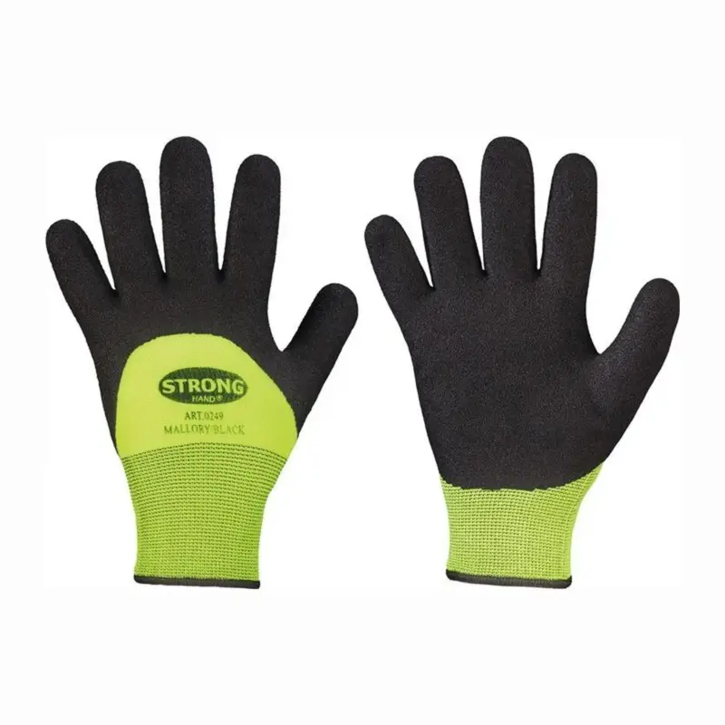 Garantierte Lieferung STRONGHAND Kälteschutzhandschuhe Mallory / Black schwarz / gelb EN 388 EN 511 PSA II Gr. 8 - 0249-08H
