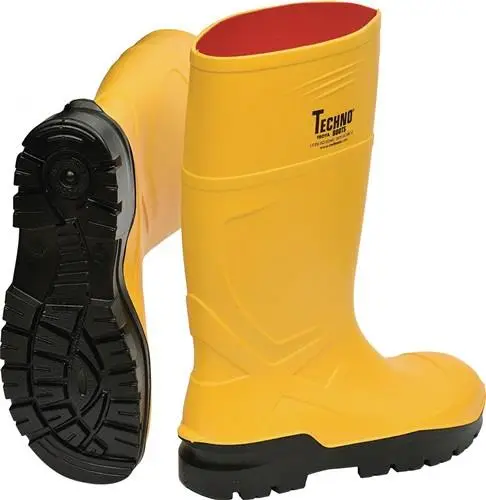 Angebot TECHNO BOOTS Sicherheitsstiefel Rönne Größe 44 gelb - 35332-44