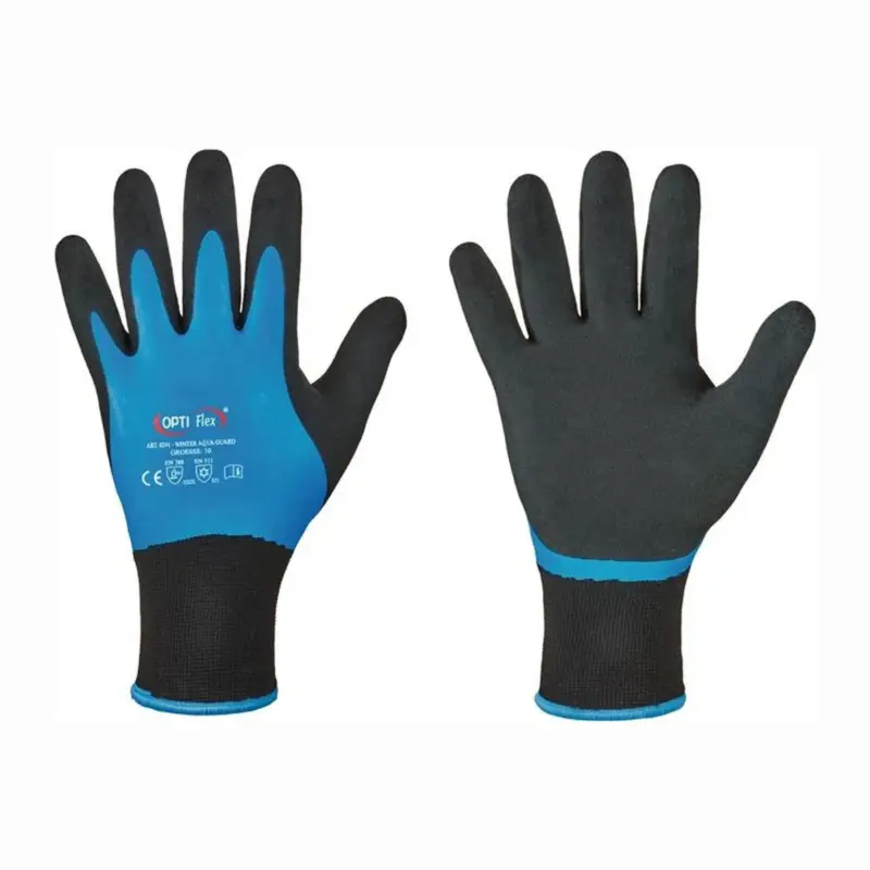 Saisonangebot OPTIFLEX Handschuhe Winter Aqua Guard schwarz / blau Gr. 8 - 0241-08H
