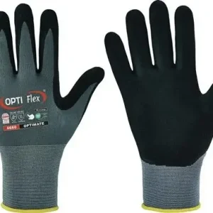 Preiswert OPTIFLEX Handschuh OPTIMATE grau / schwarz EN 420 / EN 388 PSA II Gr. 11 - 0680-11H