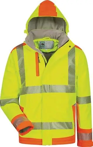 Preis Gesenkt ELYSEE Warnschutzsoftshelljacke Rickmer Größe L - 23446-2