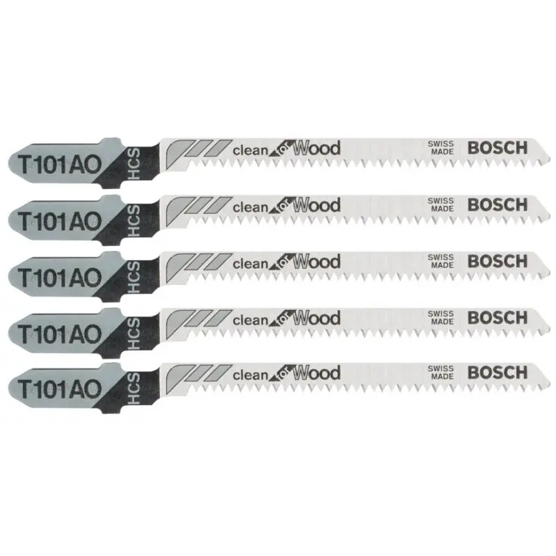 Knallerangebot Bosch 5x Stichsägeblätter T 101 AO Clean for Wood Länge 83 mm 2608630031