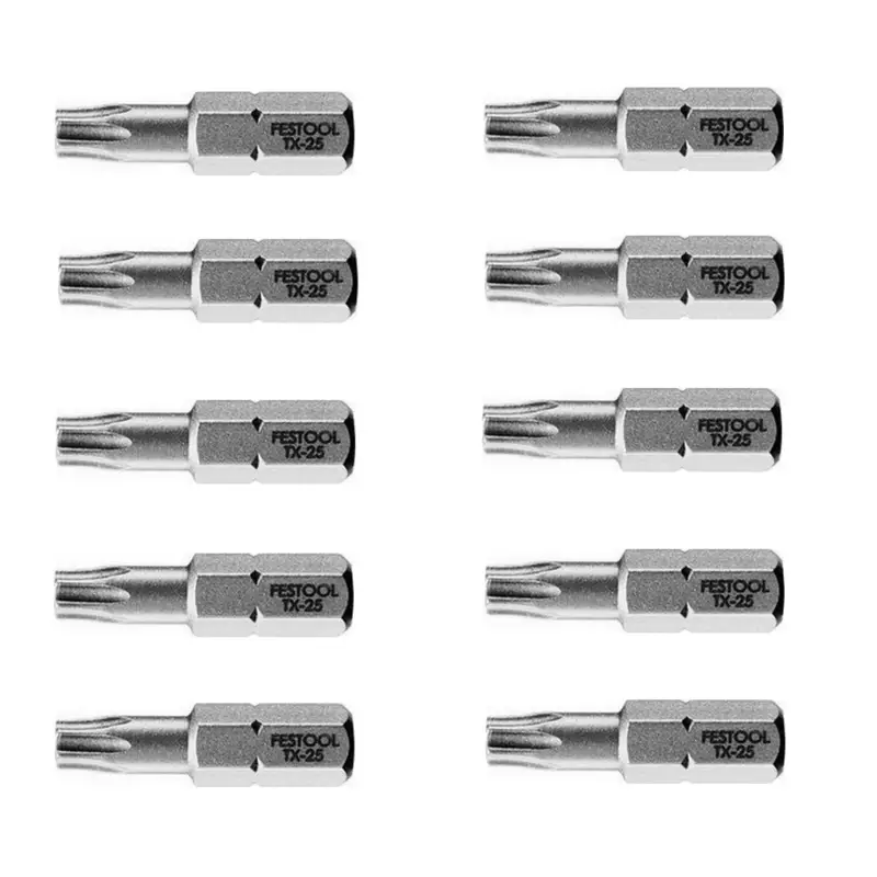 Knallerangebot Festool Bit Torx TX 25 25mm 10 Stück Akkuschrauber 490507