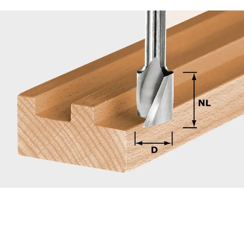 Markenprodukt FESTOOL Spiralnutfräser Nutfräser Fräser HS Spi S8 D6/21 Stahl Holz 490944