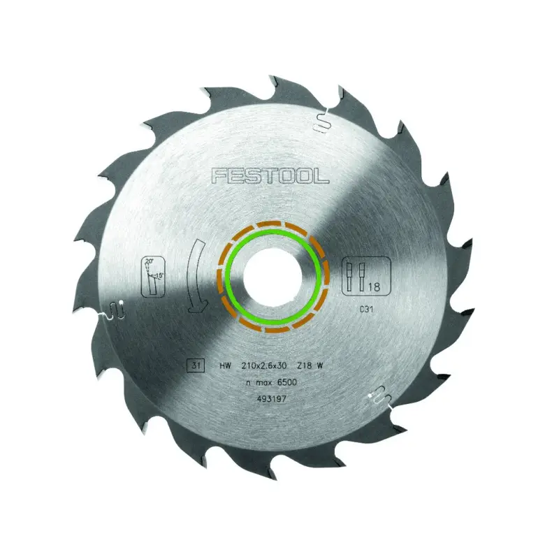 Festool Standard Sägeblatt 210x2,6x30 W18 für TS 75 493197 Holz Baustoffplatte Knallerangebot