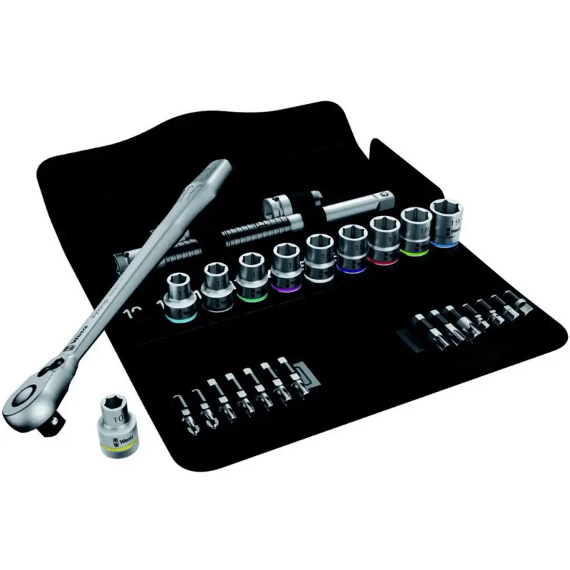 Wera Knarrensatz Ratschensatz Knarre Ratsche Steckschlüssel 1/2" Zyklop 8100 SC8 Ausverkauf
