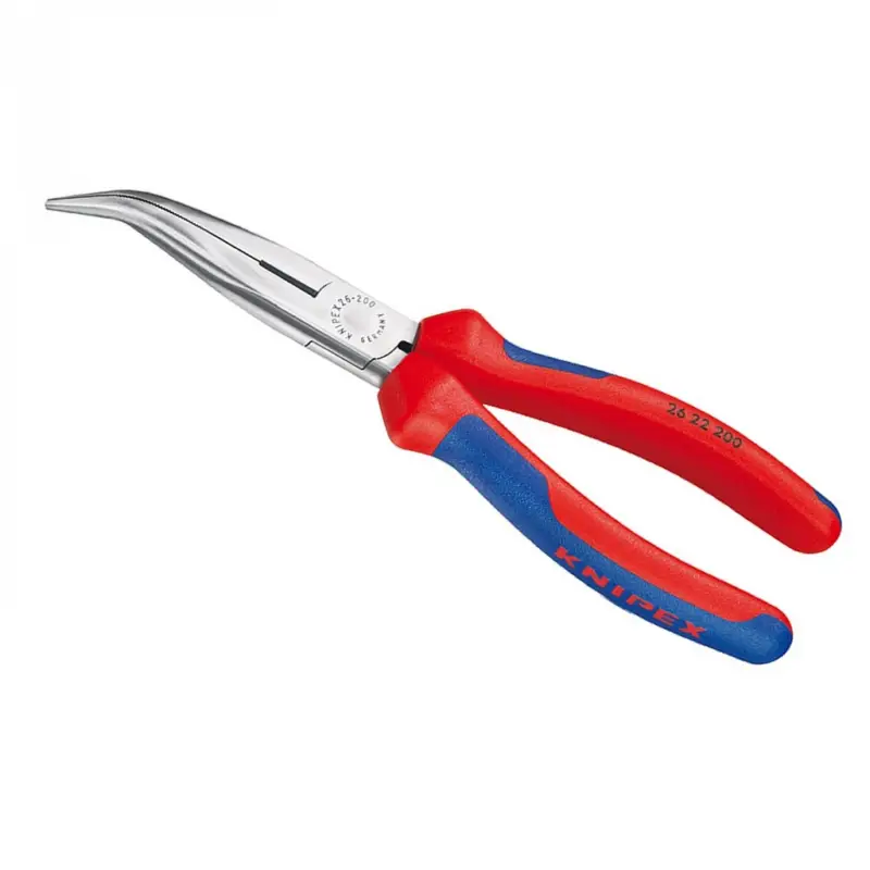 Sale KNIPEX Flachrundzange mit Schneide schwarz atramentiert 200 mm Nr. 26 22 200