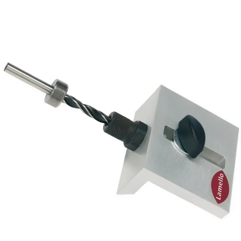 Wochenendangebot Lamello Bohrlehre 125240 für Clamex S Bohrlehre 30° 150° mit 6mm Bohrer komplett