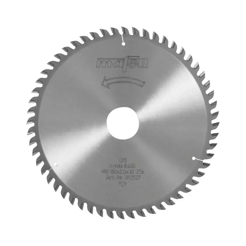 Mafell Sägeblatt HM 180 x 1,2/2,0 x 30 mm Z 56 WZ angefast 092527 Markenware