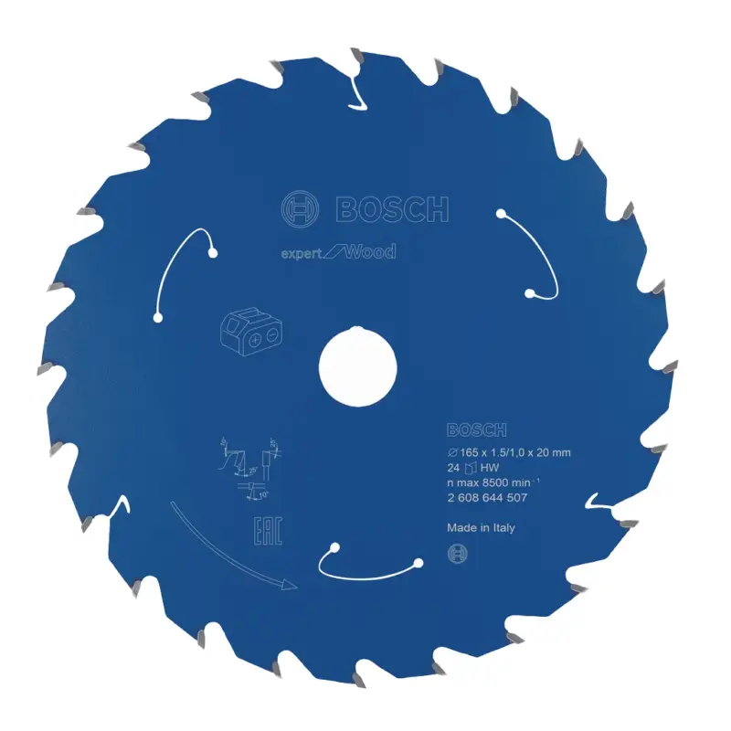 Bosch Kreissägeblatt Expert for Wood 165 x 1,5/1 x 20 mm 24 Zähne 2608644507 Finale Aktion