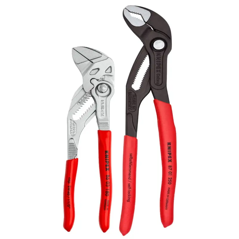 Knipex Zangen-Set 2-teilig Zangenschlüssel Wassserpumpenzange 00 31 20 V03 Neue Kollektion