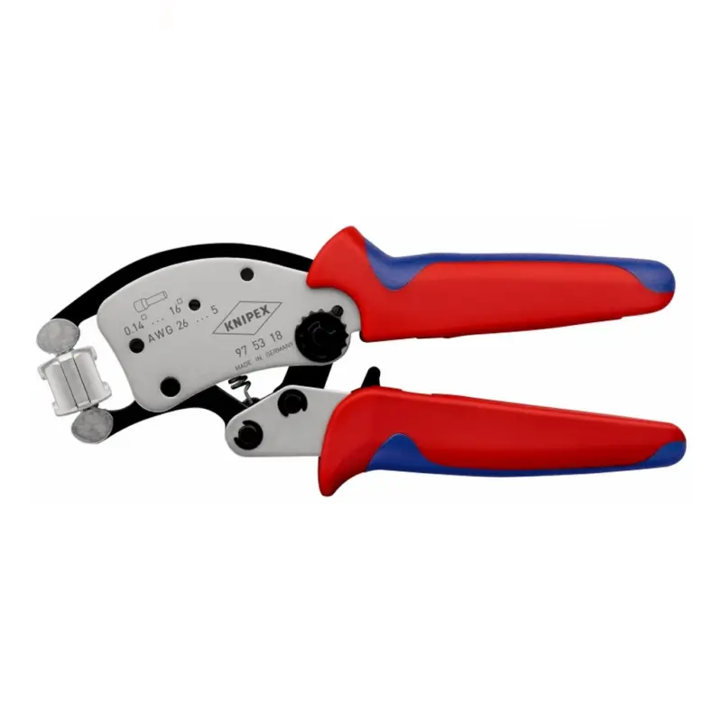 Knipex Twistor16® Selbsteinstellende Crimpzange für Aderendhülsen 975318 Neu Im Sortiment
