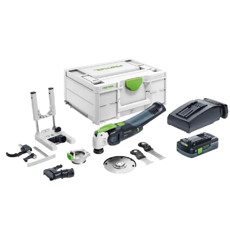 Festool Akku Oszillierer Sägeblatt Ladegerät Vecturo OSC 18 HPC 4,0El-Set 576593 Finale Aktion