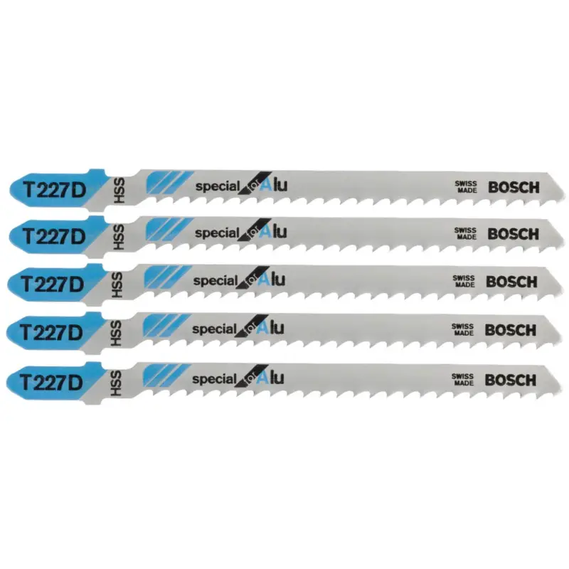 Jetzt Kaufen Bosch 5 Stichsägeblätter T 227 D Special for Alu 100 mm Bleche HSS 2608631030