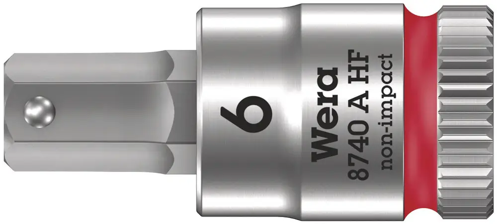 Abverkauf Wera 8740 A HF Zyklop Bitnuss 1/4"-Antrieb Innensechskantschrauben 6 x 28 mm