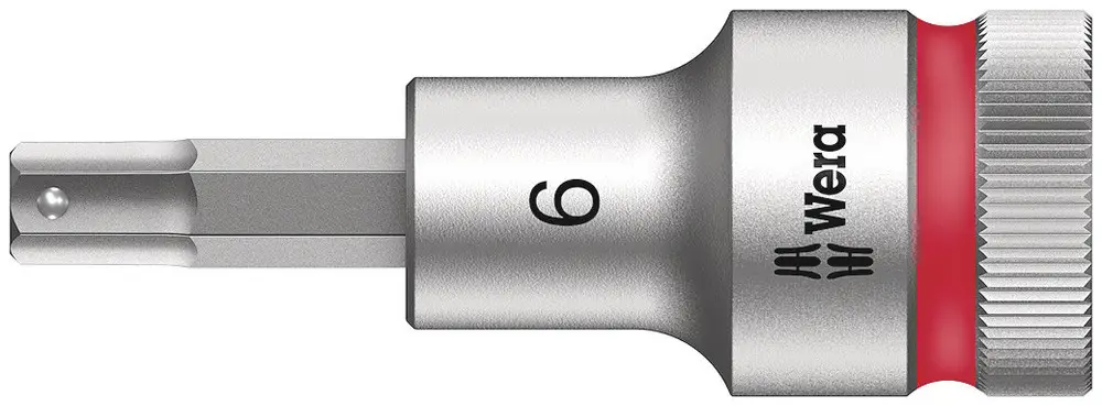 Billig Wera 8740 C HF Zyklop Bitnuss mit 1/2"-Antrieb mit Haltefunktion, 6 x 60 mm