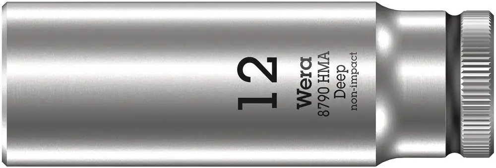 Beliebt Wera 8790 HMA Deep Steckschlüsseleinsatz mit 1/4"-Antrieb, 12 x 50 mm