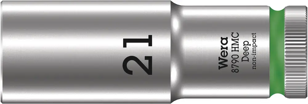 Wera 8790 HMC Deep Steckschlüsseleinsatz mit 1/2"-Antrieb, 21 x 83 mm Mega-Angebot
