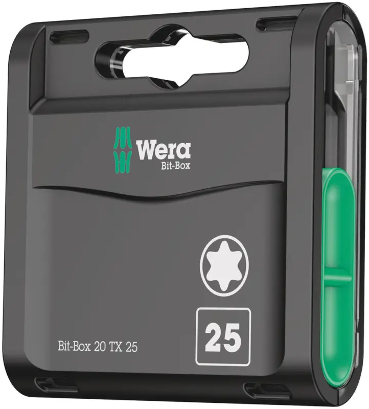 Wera Bit-Box 20 TX, TX 25 x 25 mm, 20-teilig 05057773001 Zertifiziert