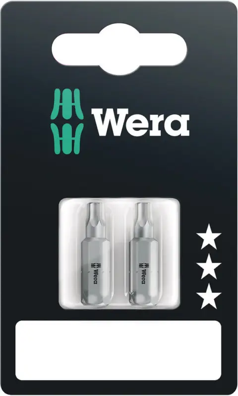 Wera 867/1 Z TORX® BO Bits mit Bohrung SB, TX 25 x 25 mm, 2-teilig 05073065001 Preis Gesenkt