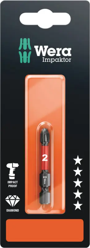 Wera 851/4 IMP DC SB Impaktor Bits, PH 2 x 50 mm 05073956001 Jetzt Bestellen