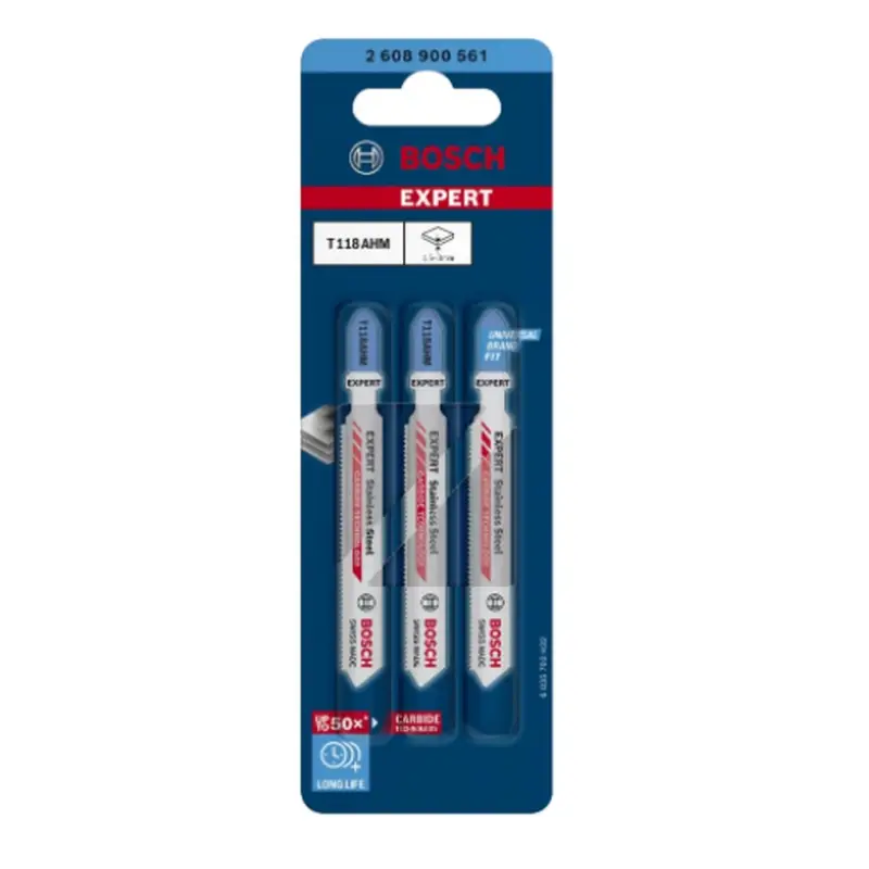 Bosch Stichsägeblätter T118AHM Expert 2608900561 für alle T-Schaft-Stichsägen Mega-Angebot