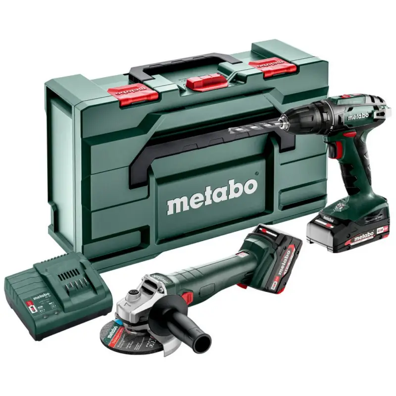 Preisreduziert Metabo Combo Set 2.4.3 18 V 685204500 Akku-Bohrschrauber AkkuWinkelschleifer