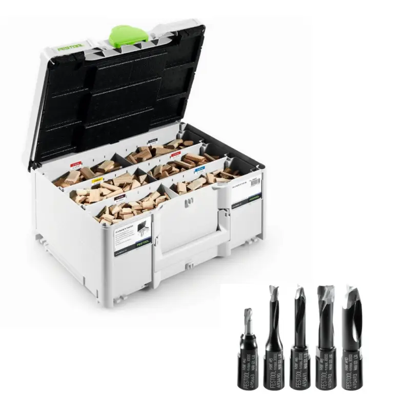 Heißes Angebot Festool Domino Dübel Buche Sortiment DS 4/5/6/8/10 1060 BU 576794 für DF 500
