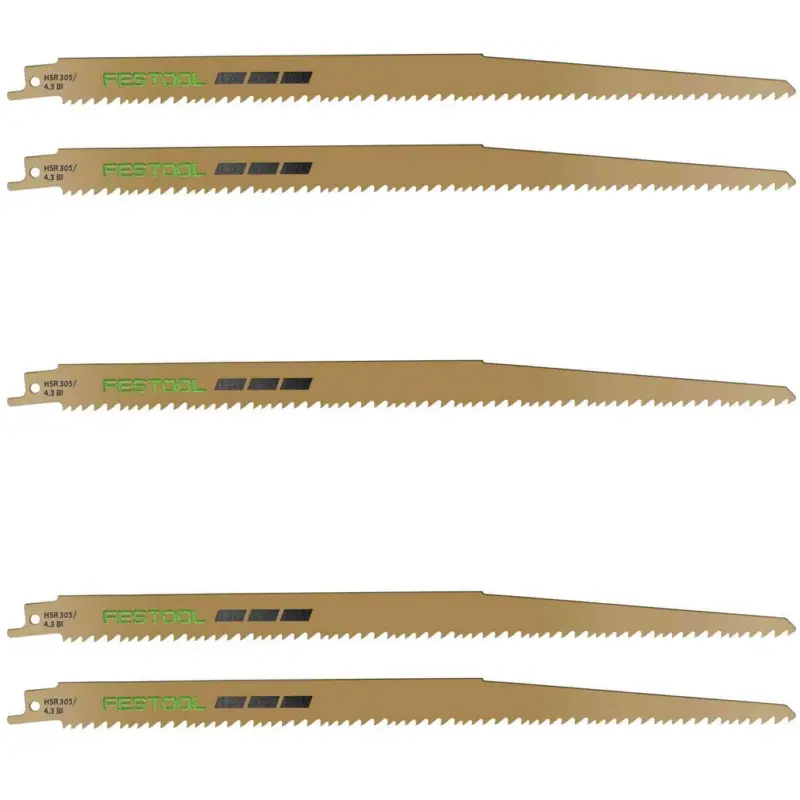 Schneller Versand Festool Säbelsägeblatt Säbelsäge RSC 18 WOOD UNIVERSAL HSR 305/4,3 BI/5 577488