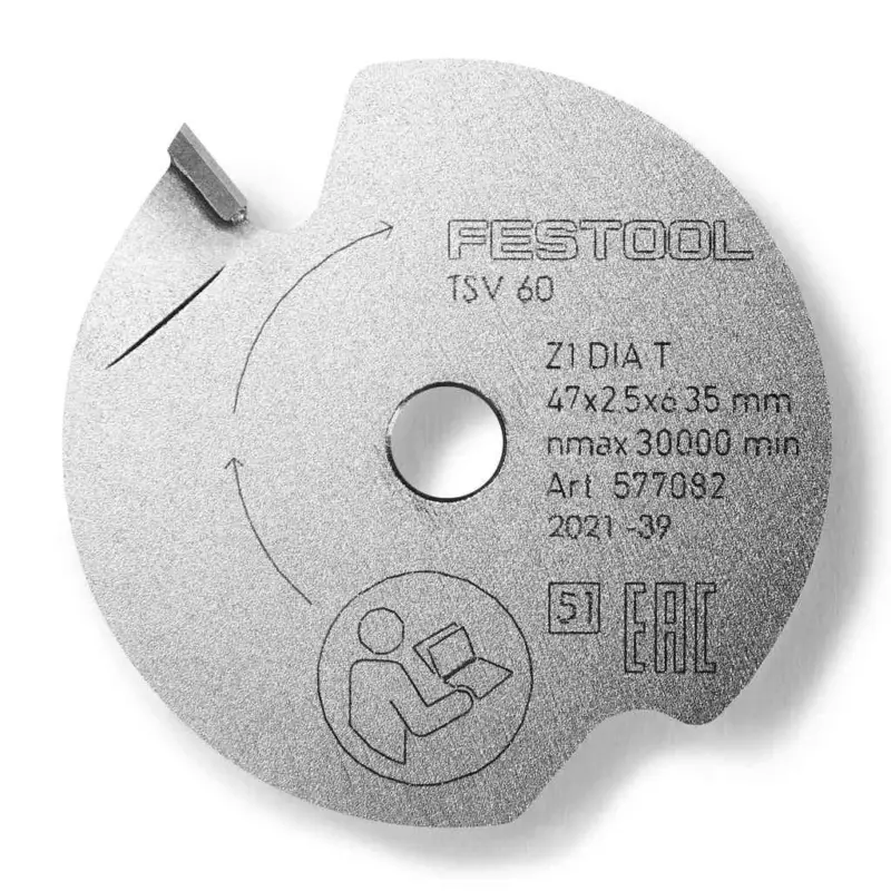 Festool Vorritz Sägeblatt UNIVERSAL DIA 47x2,5x6,35 T1 für TSV 60 K 577082 Neue Ware