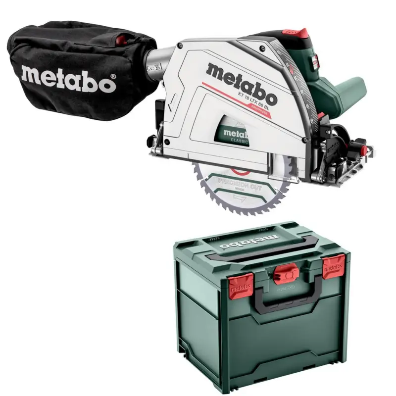 Metabo Akku Tauchkreissäge KT 18 LTX 66 BL solo Anti Kickback 601866840 Metabox Billig