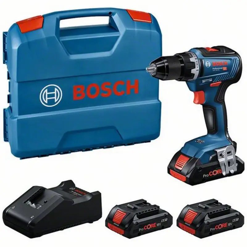 Bosch Akku Bohrschrauber Bohrmaschinen GSR 18V-55 3xPC4,0Ah GAL18V-40 0615A5002P Garantierte Lieferung