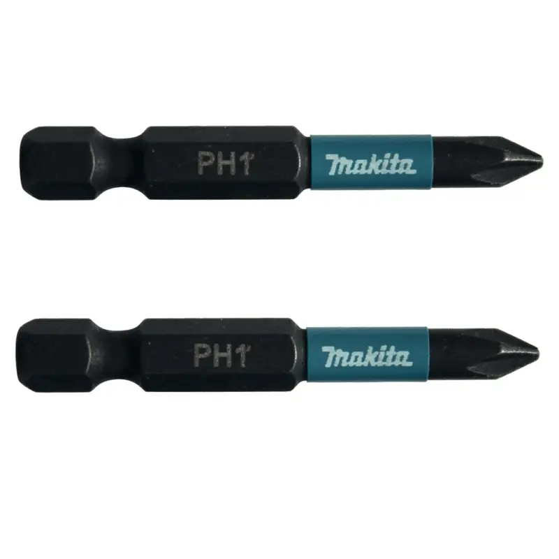 Direkt Vom Hersteller Makita Bit PH1 Impact Black 2 Stück 50mm 1/4 Zoll Sechskantaufnahme B-63719