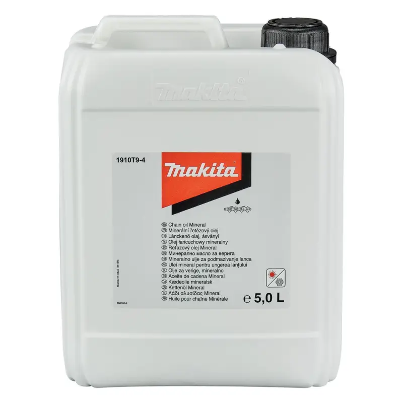 Schnäppchen Makita Sägekettenöl Mineralöl Gatteröl Mineral Plus 5l Säge Schutz 1910T9-4