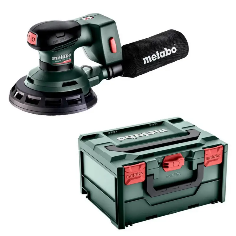 Finale Aktion Metabo Akku Exzenterschleifer SXA 18 LTX 150 BL 18V Solo metaBox 215 600411840