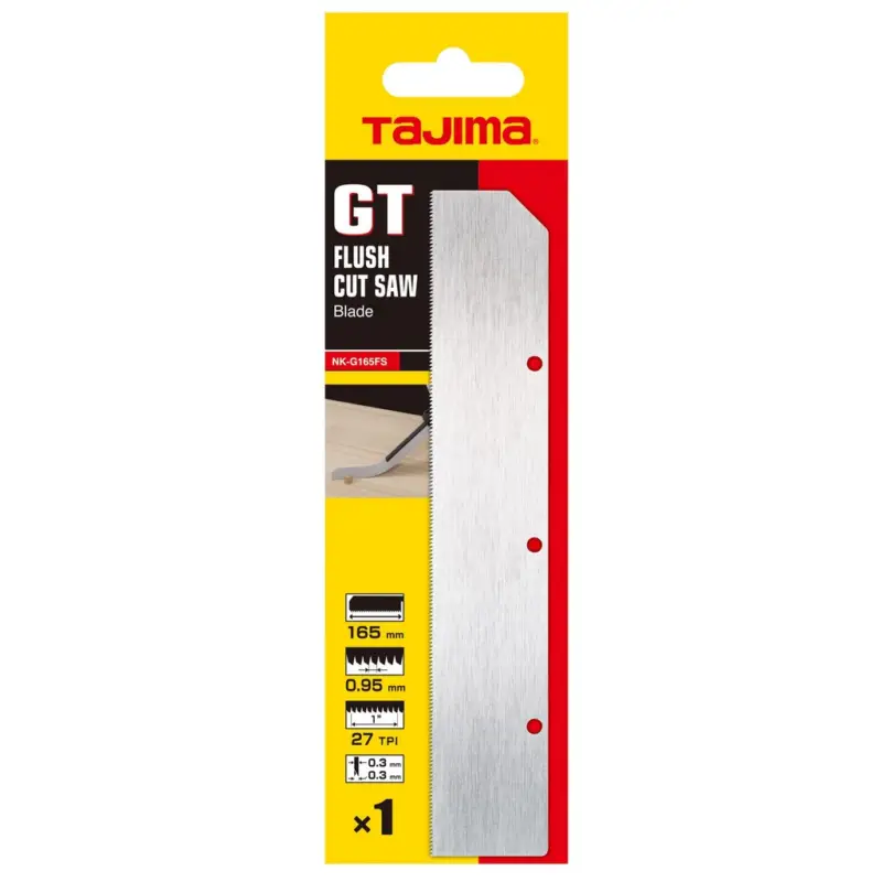 Tajima Ersatzsägeblatt für Zugsäge GT-Flush Cut Saw Blade 165 mm NK-G165FS-EUR Letzte Chance