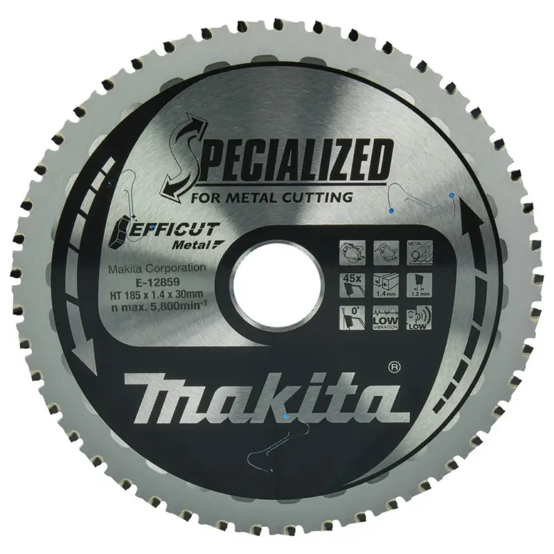 Makita Sägeblatt 185x1,4x30mm 45Z EFFICUT Metall Akku Handkreissäge E-12859 Saisonangebot