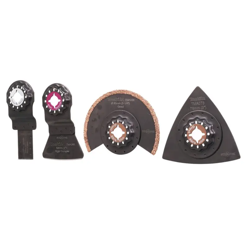 Markenprodukt Makita Multifunktionswerkzeug Fliesen Set 4-teilig Multitool Starlock B-67496