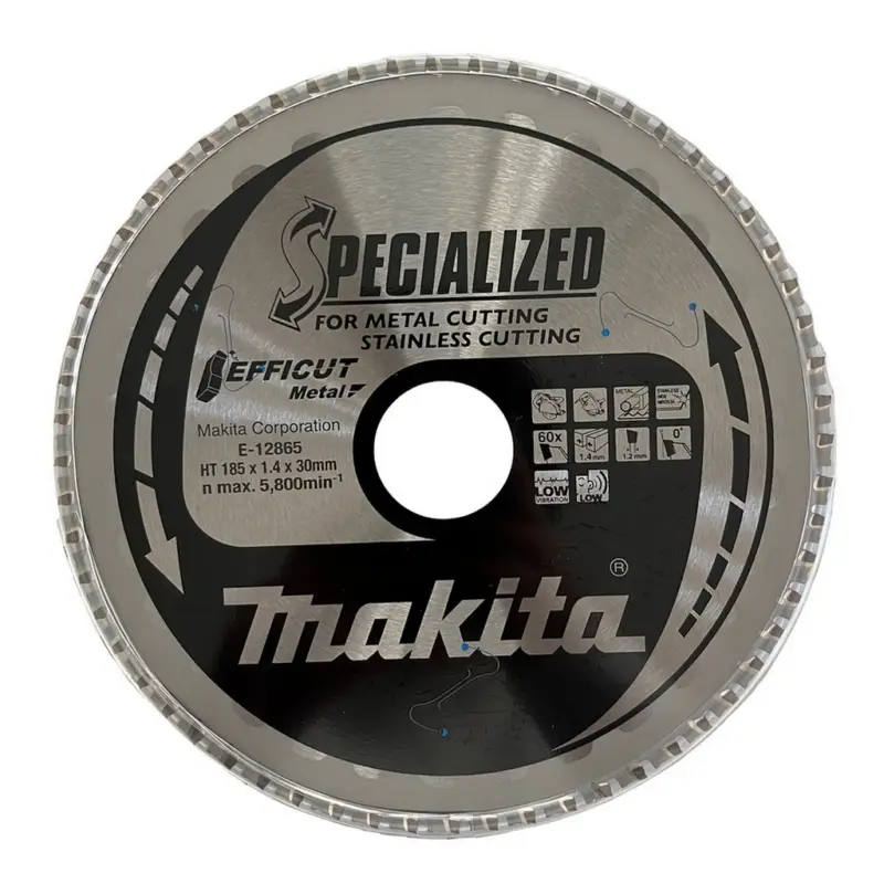 Makita Sägeblatt 185x1,4x30mm 60Z EFFICUT Metall Akku Handkreissäge E-12865 Echt