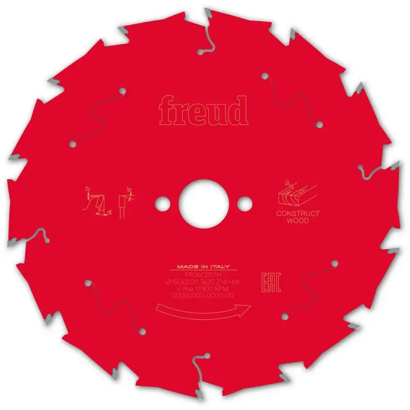 Preiswert Freud Kreissägeblatt FR06C001H 160x20x2/1,3mm Z14 Tauchsäge Bauholz F03FS09788