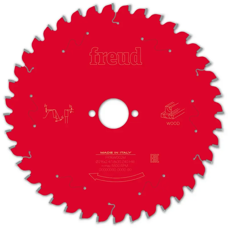 Freud Sägeblatt FR16W002M 216x30x2,4/1,8mm Z40 Gehrungssäge Holz F03FS09749 Heißes Angebot