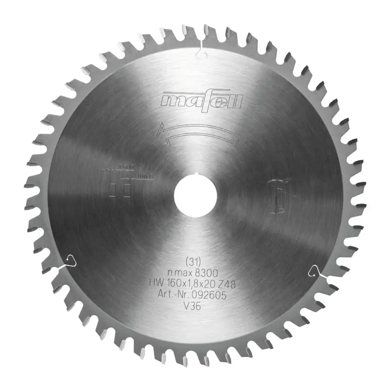 Top-Preis Mafell Sägeblatt KSB-AL160 160x1,2-1,8x20mm Z48 FZFA Akku Handkreissäge 092605