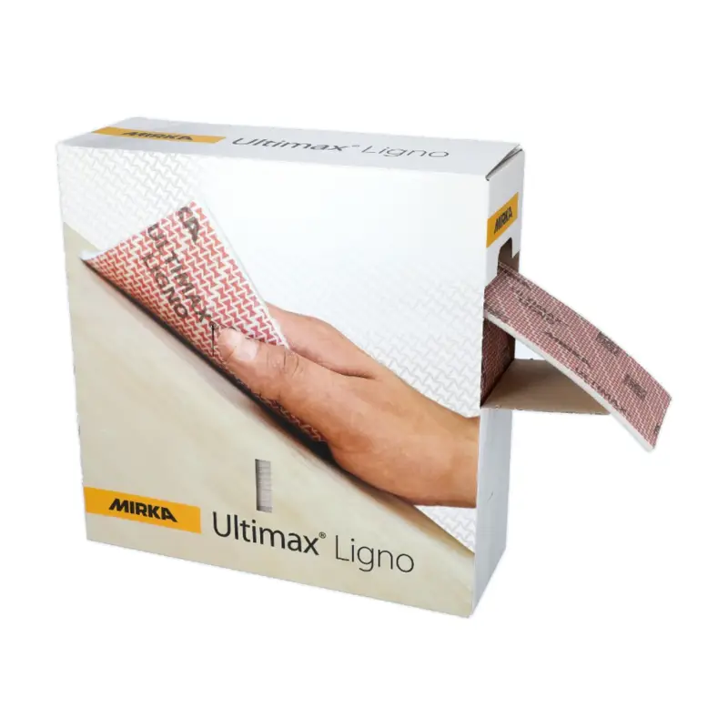 Rabatt Mirka Schleifblätter Ultimax Ligno Perf. Soft P320 115x125mm Rolle UL12706132