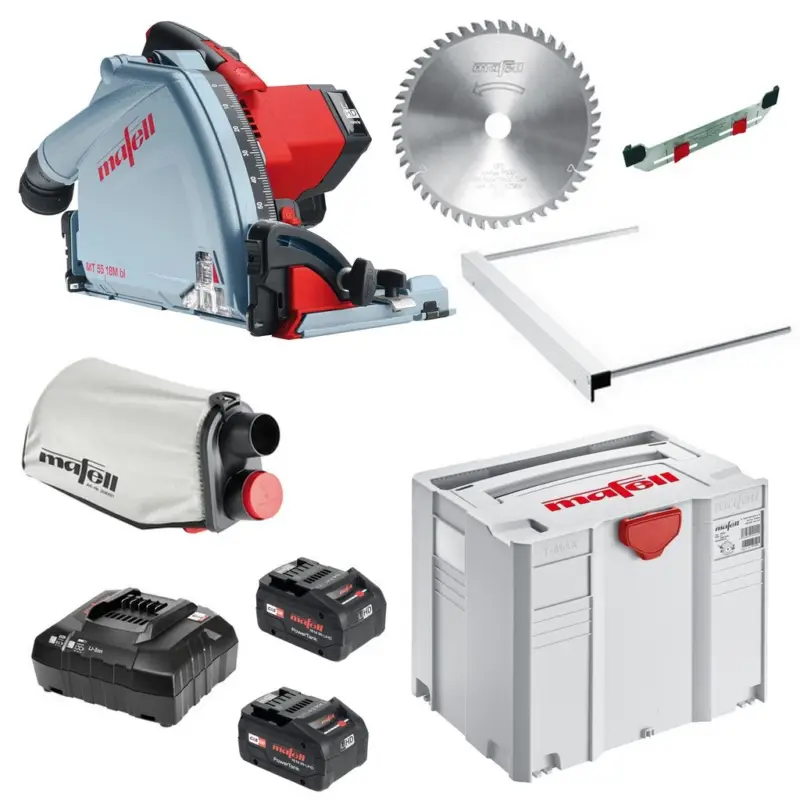 Geprüft Mafell Akku Tauchsäge MT 55 18 M bl im T-MAX Transportkoffer 91E001