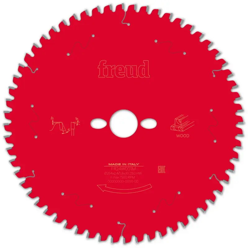 Freud Kreissägeblatt FR24W001M 254x30x2,4/1,8mm Z60 Holz Kappsägen F03FS09755 Ausverkauf