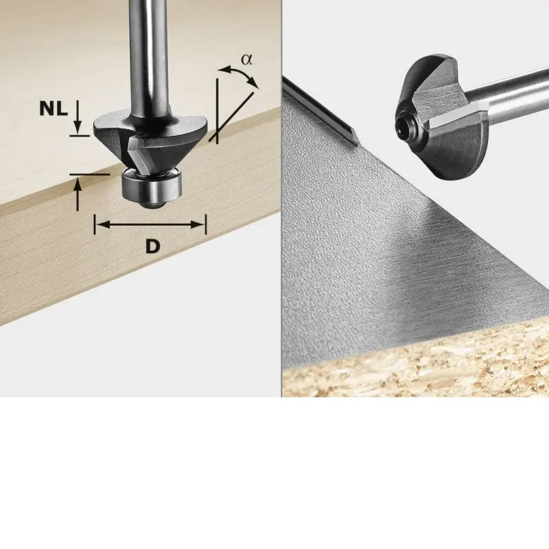 Solange Der Vorrat Reicht Festool Fasefräser S8 HW 30° D25-KL OF1010 OFK700 MFK700 499800 Zubehör Fräsen