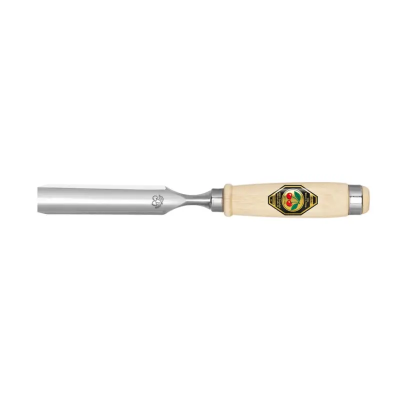 Kirschen Hohlbeitel 6 mm mit Weißbuchenheft 1431006 aus Spezial-Werkzeugstahl Top-Preis
